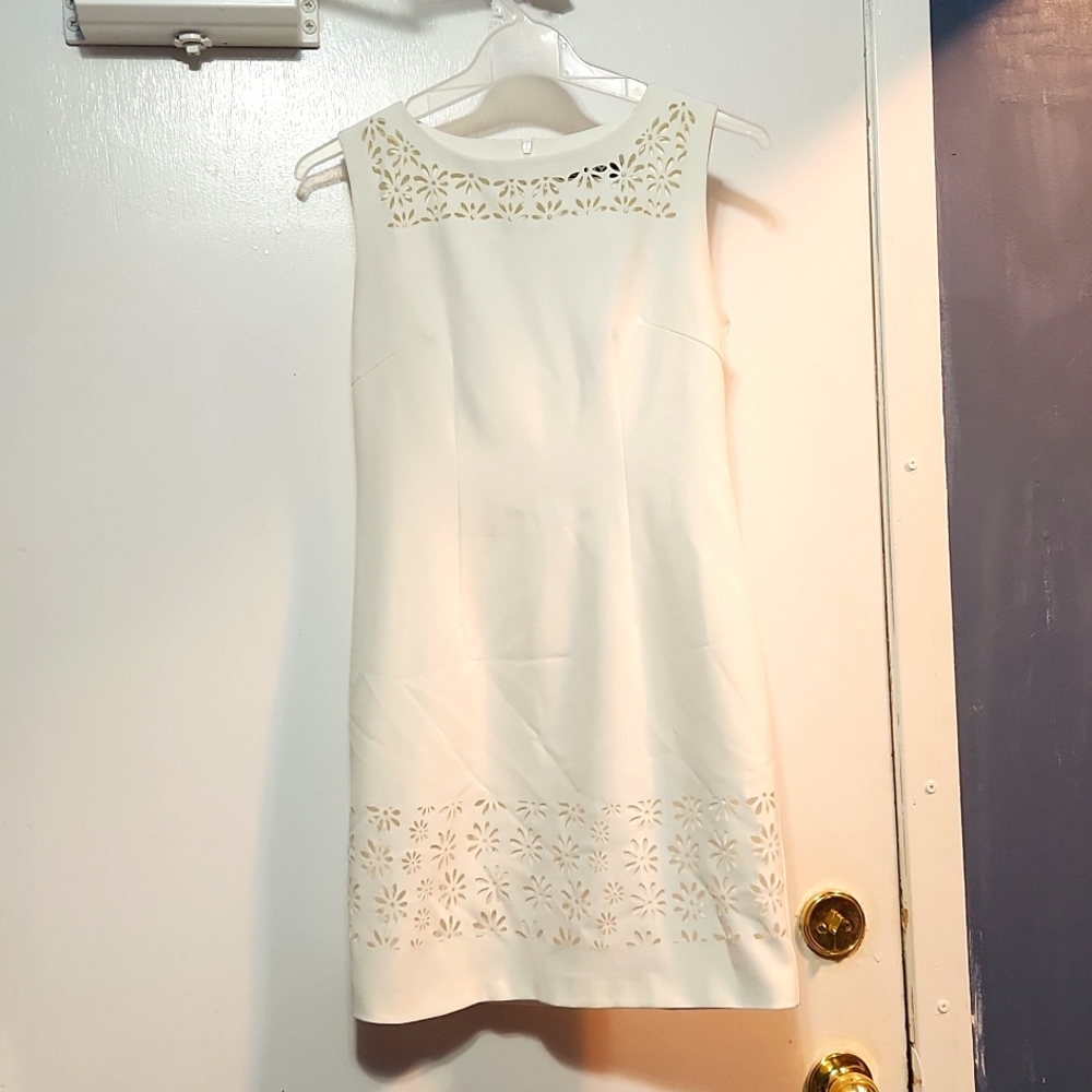 DKNY sleeveless,lined dress